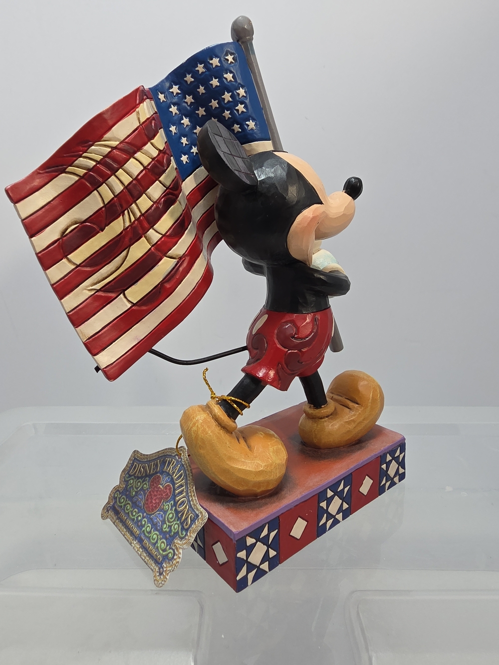 Jim Shore Walt Disney Showcase Mickey Mouse “Old Glory” #4032875 Enesco NEW - Picture 2 of 6